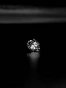 Black White Lab Grown <b>Stud</b> Earrings Iced Out Two Tone 925 <b>Silver</b> 10K 14K Screw Back Hip Hop Men Women Earring Wholesale Factory - Product Image 2