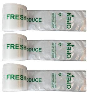 Sac plat en plastique transparent HDPE/LDPE de haute qualité sur rouleau sac à provisions de supermarché Core Vietnam prix de gros bon marché - Product Image 3