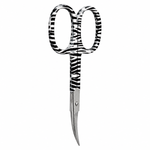 Ciseaux à ongles professionnels en acier inoxydable à imprimé zèbre pour salon de manucure, instrument de manucure russe, logo personnalisé, vente en gros - Product Image 4