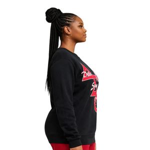 Felpa Nera Delta Sigma Theta per Donne, Vestibilità Comoda, Tessuto Premium, Abbigliamento Casual per Confraternite Greche - Product Image 3