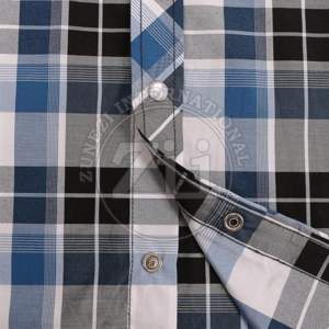 Franela de Algodón a Cuadros Cómoda al por Mayor, 100% Algodón, Manga Corta, Diseño Casual OEM, Impresión de Alta Moda, Tela de Franela de Algodón - Product Image 4