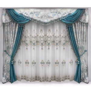 ผ้าม่านโพลีเอสเตอร์และผ้าฝ้ายพิมพ์ลายดอกไม้สำหรับใช้ในห้องและห้องน้ำ - Product Image 3