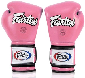 New Custom Pink Black Professional Leather Boxing Gloves High Quality UV Protection Outdoor Kick Boxing MMA Training Sparring - Product Image 1