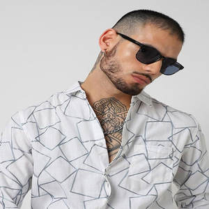 Golf de lujo para hombre para Polo de manga corta Casual Full Jacquard Knit 100% poliéster logotipo personalizado bordado alto transpirable - Product Image 5