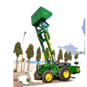 เครื่องจักรกลการเกษตร รถตักฟางแบบไม่ยืดหดได้ ความจุถัง 400 กก. ระยะยกเท 16 ฟุต ระบบไฮดรอลิก - Product Image 1