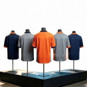 Camiseta de Fútbol Americano de Alta Calidad, 100% Algodón, Bordado 3D, Venta al Por Mayor Directa de Fábrica, Personalizable, Resistente al Viento, Ecológica - Product Image 4