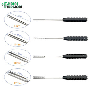 Osteótomos rectos de 10 mm, cincel para huesos, instrumentos quirúrgicos ortopédicos con mango de aluminio - Product Image 6