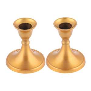 Support de bougie en aluminium plaqué or, écologique, résistant à la chaleur, pour la maison, Noël, Pâques, mariage, fête - Product Image 1