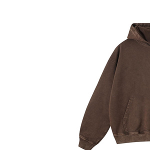 เสื้อฮู้ดดี้และเสื้อสเวตเชิ้ตผู้ชาย เสื้อฮู้ดดี้ผ้าฝ้ายหนาน้ำหนักมากทรงโอเวอร์ไซส์สำหรับวิทยาลัย/มหาวิทยาลัย - Product Image 4