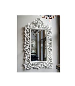 กรอบกระจกไม้แกะสลักลายใหม่ ดีไซน์สำหรับแขวนผนัง พร้อมการตกแต่งที่สมบูรณ์แบบและขนาดมาตรฐาน - Product Image 1