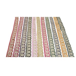 Encaje Bordado 100% Algodón Hecho a Mano de Alta Gama para Vestidos de Alta Costura y Moda, y Decoración con Lentejuelas, Venta al Por Mayor 2026 - Product Image 1