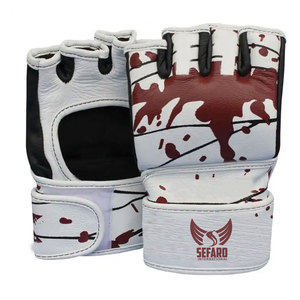 Équipement de plein air, gants de MMA personnalisés avec logo, gants de MMA pour jeunes, gants de MMA imprimés, gants de MMA demi-doigts - Product Image 1