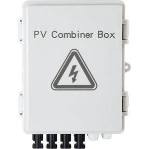 Quadro Combinatore Fotovoltaico per Impianti Solari On/Off Grid, 4 Stringhe, Fusibile 15A, Interruttore Automatico 63A, Protezione da Fulmini e Connettore di Messa a Terra - Product Image 2