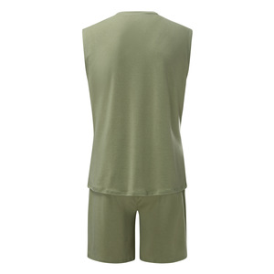 Ensemble de shorts de compression athlétiques légers et respirants pour hommes, chemises de yoga à séchage rapide, vêtements de sport ajustés pour l'entraînement - Product Image 3