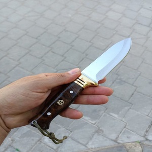 Couteau de chasse artisanal de haute qualité à pointe fixe, ultra-affûté, en acier à haute teneur en carbone, design ergonomique, logo personnalisé OBM, marque privée - Product Image 6