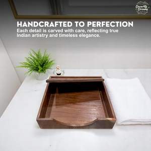 Servilletero de Madera para Bodas, Diseño Moderno y Elegante, Ecológico, Duradero, Anillos para Servilletas de Color Personalizado para Uso en el Hogar y Restaurantes - Product Image 5