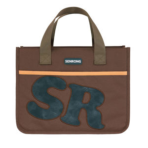 Sac fourre-tout décontracté en nylon violet personnalisable, grande capacité, pour étudiants, idéal pour l'école - Product Image 6