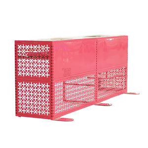 Étagères en métal avec revêtement en poudre personnalisé |   Étagère d'exposition au sol robuste pour la vente au détail ADONG |   OEM accepte l'installation rapide - Product Image 1