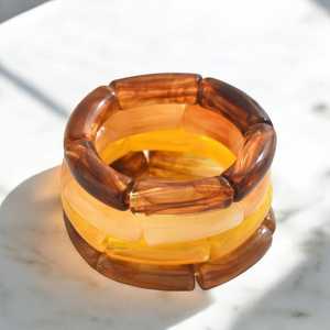 Bracelet élastique transparent en résine tendance pour femme, idéal pour les soirées, à prix raisonnable par Universal Overseas - Product Image 3