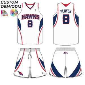 Maillot de basketball personnalisé par sublimation, uniforme d'équipe, OEM ODM, respirant, séchage rapide, idéal pour les marques de vêtements en gros - Product Image 1
