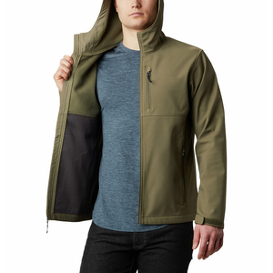 Men's High Quality Customized <b>Slim</b>-<b>Fit</b> Softshell <b>Jacket</b> Full Zip Breathable Waterproof Light Spandex Casual Wear for Winter - Product Image 5