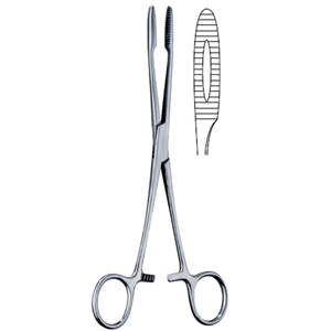 Pinzas Quirúrgicas Rectas y Curvas de 20 cm, Instrumento Manual con Certificación CE, Uso General en Cirugía, Garantía de 1 Año - Product Image 1