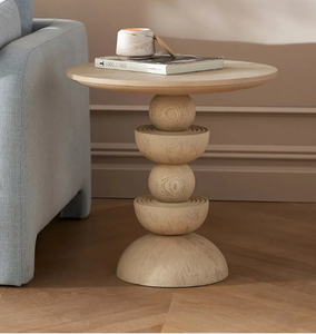 Side <b>Table</b> Modern Accent Furniture Compact Wooden <b>Table</b> for Living Room Bedroom Sofa <b>Bedside</b> Home Decor and Everyday Use - Product Image 1