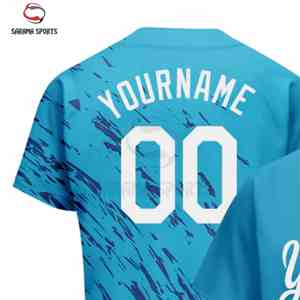 Maillot de baseball d'équipe personnalisé, design respirant, graphiques personnalisés, noms/noms d'identification des joueurs, production rapide pour les ligues compétitives - Product Image 5