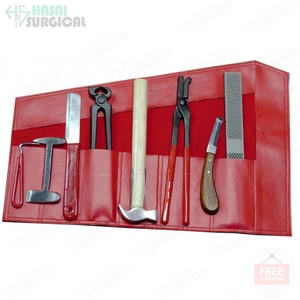New Arrival of Farrier Hoof Kit with Bag Shoe <b>Puller</b> and Trimmer Tool Set HSH1041 CE Approved 1 Year Warranty by Hasni Surgical - Product Image 3