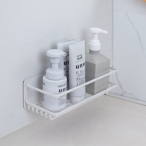 Estante <span class=keywords><strong>de</strong></span> almacenamiento adhesivo magnético montado en la pared estante organizador <span class=keywords><strong>de</strong></span> botellas <span class=keywords><strong>para</strong></span> <span class=keywords><strong>baño</strong></span> lavadero fregadero lateral sin taladro estante <span class=keywords><strong>de</strong></span> alambre - Product Image 6