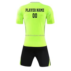 Conjunto de Camiseta de Fútbol Personalizada por Sublimación, Transpirable, Antibacterial, UPF 50+, Tallas Grandes, Uniformes de Entrenamiento - Product Image 4