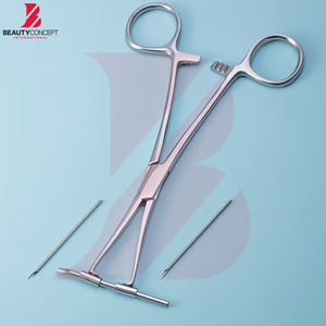 Pinzas para Piercing de Tragus de Acero Inoxidable Hechas a Mano, Reutilizables, de Gran Venta, Novedad, Totalmente Personalizadas, Servicio OEM ODM - Product Image 4