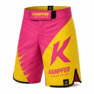 Superior Quality MMA Shorts for Men in Polyester Spandex MMA Shorts Fashion Wear MMA Shorts <b>Stretch</b> Fabric UFC Fight Training - Product Image 3
