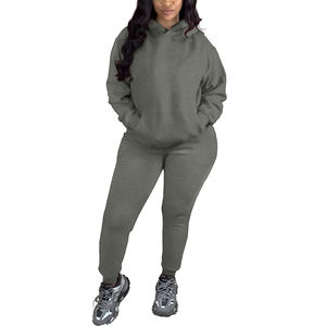 Trajes Deportivos Casuales de Invierno para Mujer, Personalizados, al Por Mayor, de Alta Calidad, 100% Algodón, para Correr y Entrenar - Product Image 5