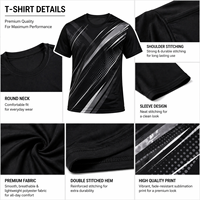 Vêtements à bas prix T-shirt homme personnalisé Maillot de sport d'été Sublimation 100% Coton Respirant Décontracté Uni Col Rond Ample