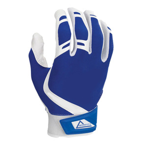 Gants de frappe de baseball professionnels en cuir blanc/bleu, protection confortable des mains, design personnalisable, logo, service OEM - Product Image 3