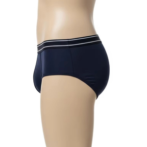 Eco Friendly Knitted Cotton Mens Low-Rise Briefs Soft Breathable Underwear Comfortable Shorts Daily Wear - Product Image 4