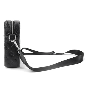 Men PU Leather Crossbody <b>Bag</b> Embossed <b>Small</b> Messenger <b>Bag</b> Casual Shoulder Phone <b>Bag</b> With Adjustable Strap - Product Image 6