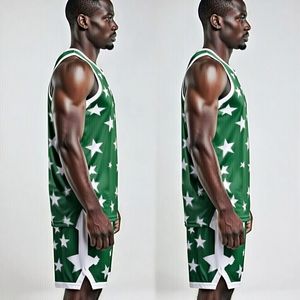 Short de basketball pour homme en tissu mesh 100% polyester, respirant, anti-UV, anti-bactérien, avec logo personnalisé OEM/ODM imprimé par transfert thermique - Product Image 3