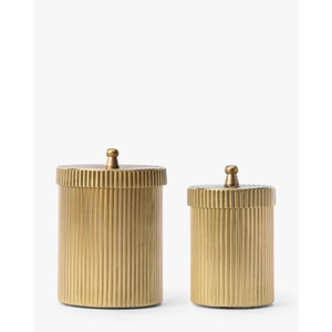 Galvanized Vintage Metal Cylinder Food <b>Storage</b> <b>Containers</b> With Airtight Lids Kitchen Spice Jars <b>Stackable</b> Design - Product Image 5