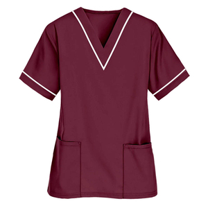 Men Workwear V Neck <b>Scrubs</b> Jersey Male Doctor Hospital <b>Scrubs</b> Uniform Shirts <b>Working</b> Male Doctor Medical <b>Scrubs</b> Jersey - Product Image 4
