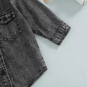 Oferta Especial: Chaquetas Vaqueras de Mezclilla para Niños y Niñas, Ropa de Abrigo para Otoño y Primavera - Product Image 6