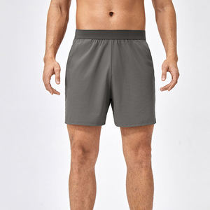 Pantalones Cortos Deportivos Casuales con Cintura Elástica, Transpirables, de Nailon de Secado Rápido, Ajuste Holgado para Correr - Product Image 4