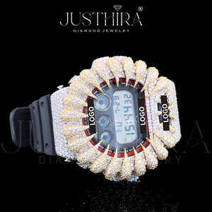 Reloj de Lujo con Incrustaciones de Diamantes, Estilo Joyería Hecha a Mano de Alta Calidad, al Mejor Precio al por Mayor, con Diamantes Moissanite VVS - Product Image 4