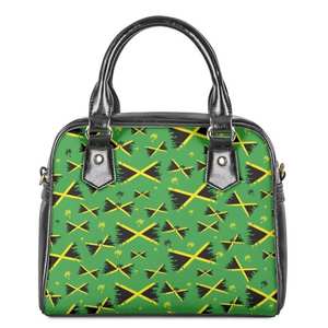 Bolso de mano de poliéster con estampado hawaiano Puakenikeni para mujer, bolso moderno con compartimentos para estudiantes universitarias 190 - Product Image 1