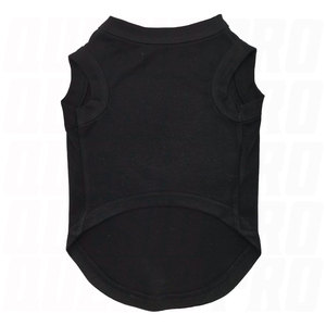 Chemise pour chiot en coton noir uni, douce, confortable, respirante, vêtements pour animaux de compagnie, légère, à porter tous les jours pour les petits chiens et les chiots - Product Image 2