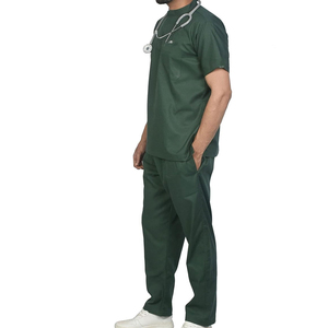Medical <b>Scrub</b> Sets Wholesale High Quality Breathable <b>Plus</b> <b>Size</b> Mens <b>Scrubs</b> Cotton Polyester Canvas Customized Hospital Uniforms - Product Image 1