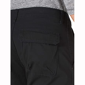 Pantalon cargo décontracté brodé pour homme, coupe droite, taille mi-haute – Conception multi-poches en 100 % coton doux et durable pour le travail et les voyages - Product Image 6