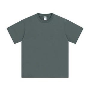 เสื้อยืดโอเวอร์ไซส์ผ้าคอตตอนหนา 100% พิมพ์ลายโลโก้ดีไซเนอร์แฟชั่นฤดูร้อนปี 2026 สำหรับผู้ชาย เสื้อยืด unisex คุณภาพสูง - Product Image 5