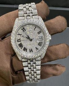 Montre de luxe à mouvement mécanique à quartz, cristal, or blanc, or jaune, mode, affaires, haute qualité, édition limitée, hip-hop - Product Image 5